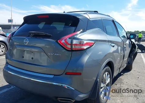 2015 Nissan Murano Sv z USA, uszkodzony, nr VIN 5N1AZ2MH1FN237741